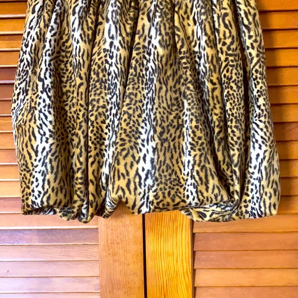 Animal Print Bubble mini skirt size S - Picture 3 of 5